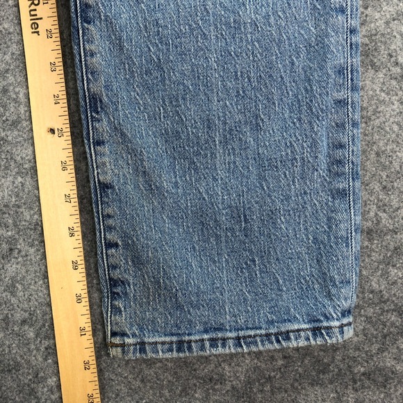 Madewell The Straight Womens 31 Blue Denim Jeans - Picture 10 of 16